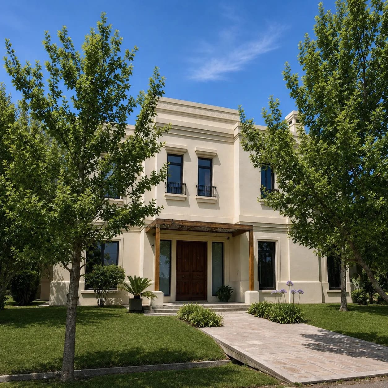 Casa 4 dorm. + estudio en Barrio Pueyrredón — Chacras de Coria